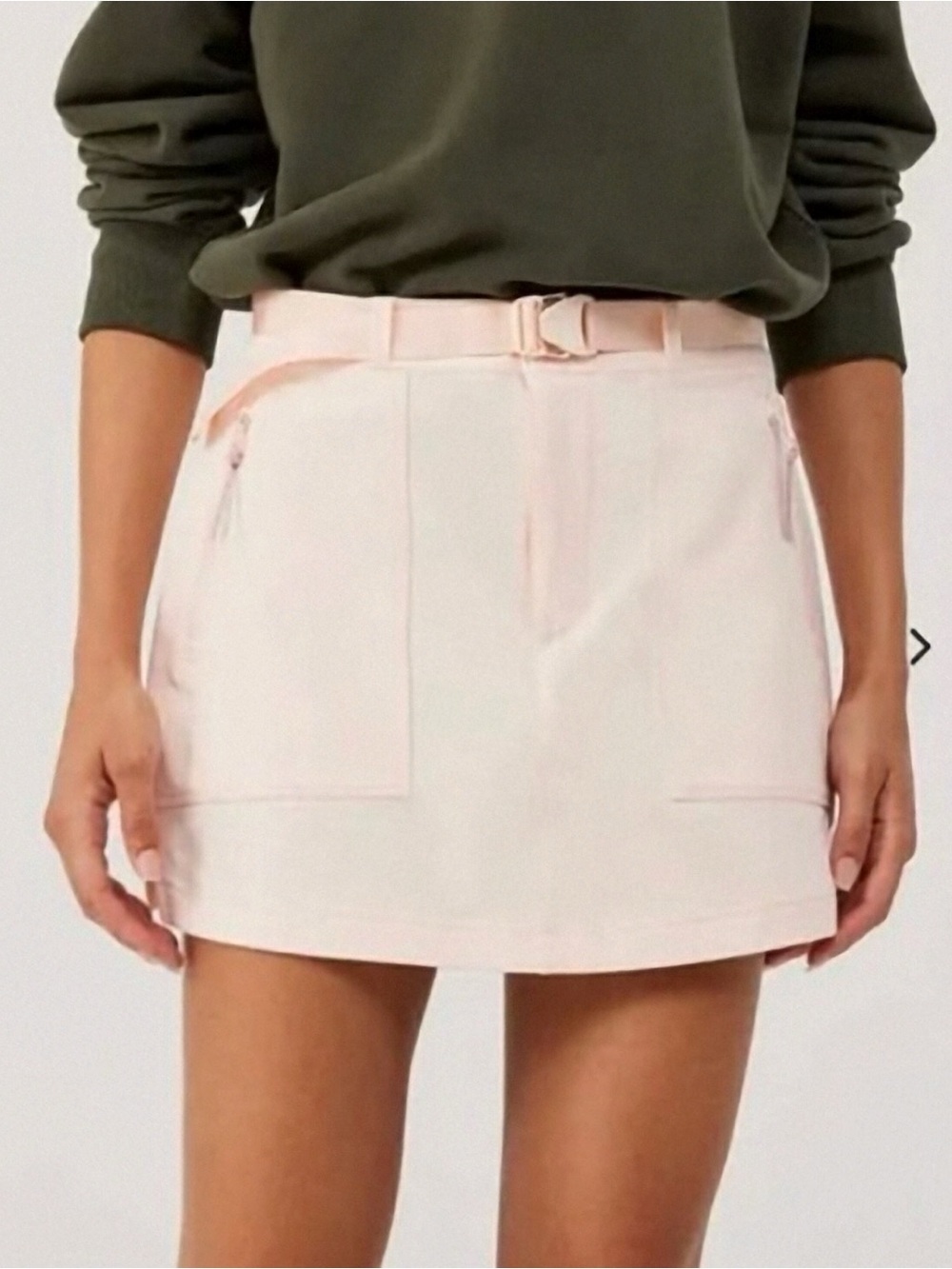 Women’s Outdoor Voices Utility RecTrek Tennis Mini Skirt in Light Pink